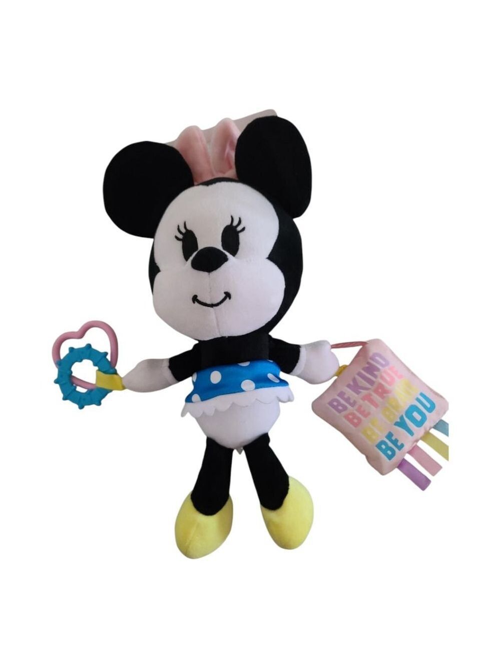 Disney Minnie Mouse Baby Activity Plush Toy with Teether